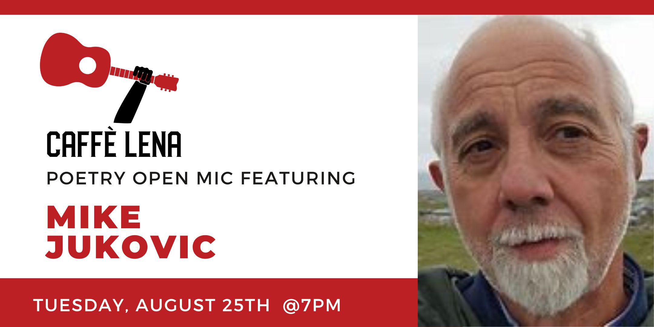 Poetry Open Mic Featuring Mike Jukovic