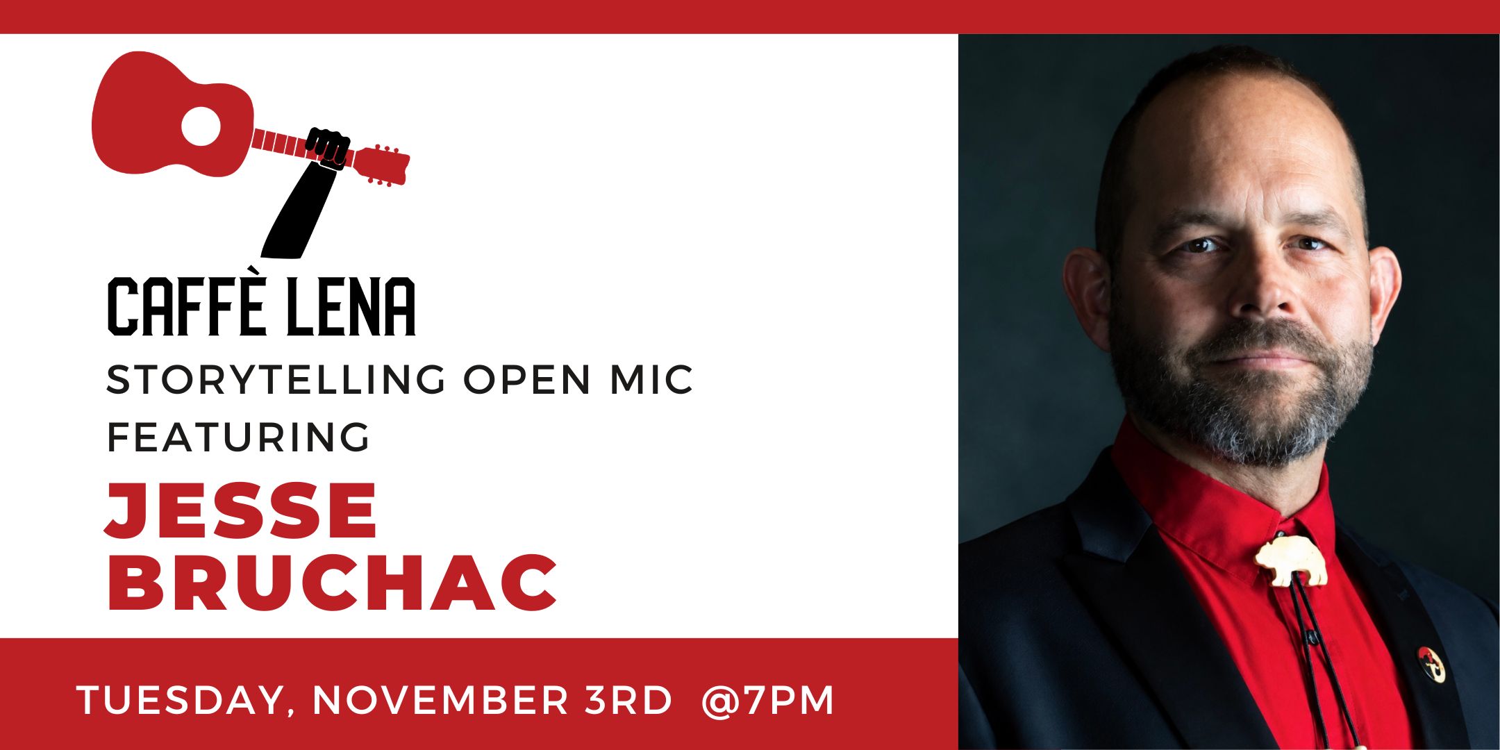 Storytelling Open Mic Featuring Jesse Bruchac